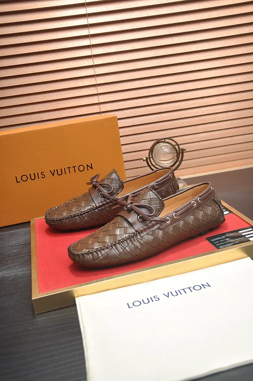 Men's Men's Shoes💰420💶【GUCCI】 (High-end Niuli) New 🍀Gucci*——Gucci Doudou Shoes! Made of imported original cowhide, the inner top layer is comfortable cowhide lining! Original wear-resistant rubber outsole! High quality products! Code number 38-44!